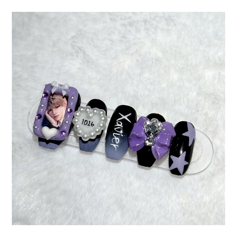 Favorite photo card✨Nail tips |Custom Nail - Coffin Egg /