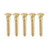 sourcing map Wood Screws M2.5 x 16mm Slotted Flat Head