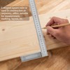 7in Metric Triangle Ruler and 12in Square Angle Ruler -