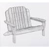 WOODCRAFT Project Paper Plan to Build Adirondack Loveseat - Material