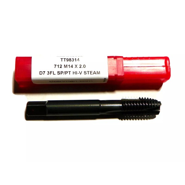 TITAN USA 1pc) M14 x 2 CNC VANADIUM SPIRAL POINT