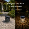 Veeydrut Solar Mandala Wall Lights, Waterproof Metal Outdoor Fence Decor