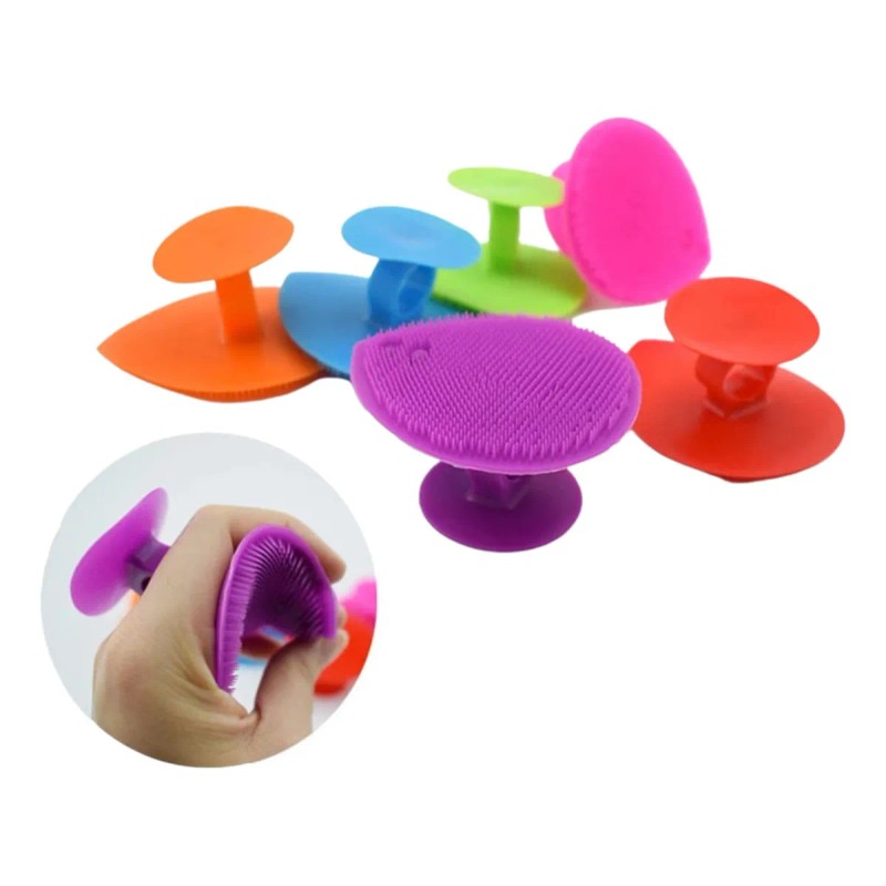 Set 4 Cepillo Facial De Silicón Exfoliante Limpiador Full