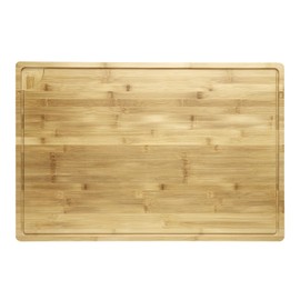 LinTimes Extra Large Bamboo Cutting Board for Kitchen, 30 x 20 Inch Wooden Cutting Board for Kitchen, with Juice Groove and Handles, Over Sink Chopping Board for Meat, Vegetables, Turkey Carving, Bbq