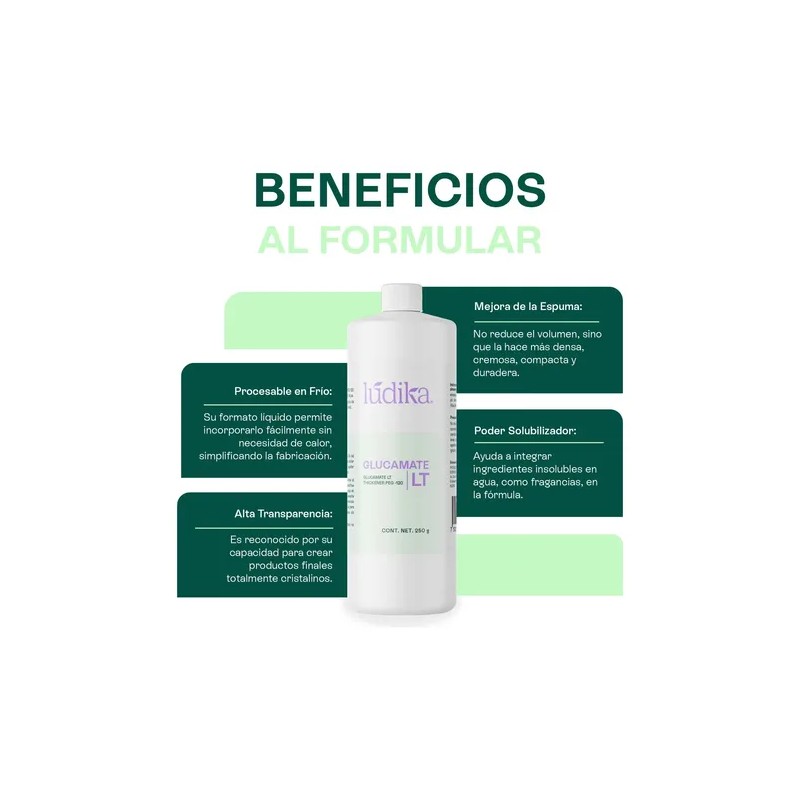 Glucamate Lt Thickener Peg 120, Espesante Líquido, 250 G Todo