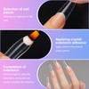 tiyiyok 120 Piece Dual Nail Forms Set, Dual Shape Nails