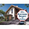 Homebrite Solar Powered Waterproof Home Security LED Deck, Yard Sign