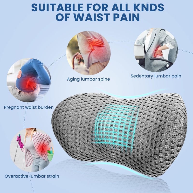 永合Yonghe Ergonomic Pillow, Memory Foam Waist Pillow, Bed Pillow, Ergonomic