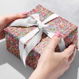 Jillson Roberts Bulk Gift Wrapping Paper, Sprinkles, 1/2 Ream 417' x 24"