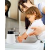 Bosilunlife Foam Soap Dispenser - 12Oz Matte White Ceramic Foaming