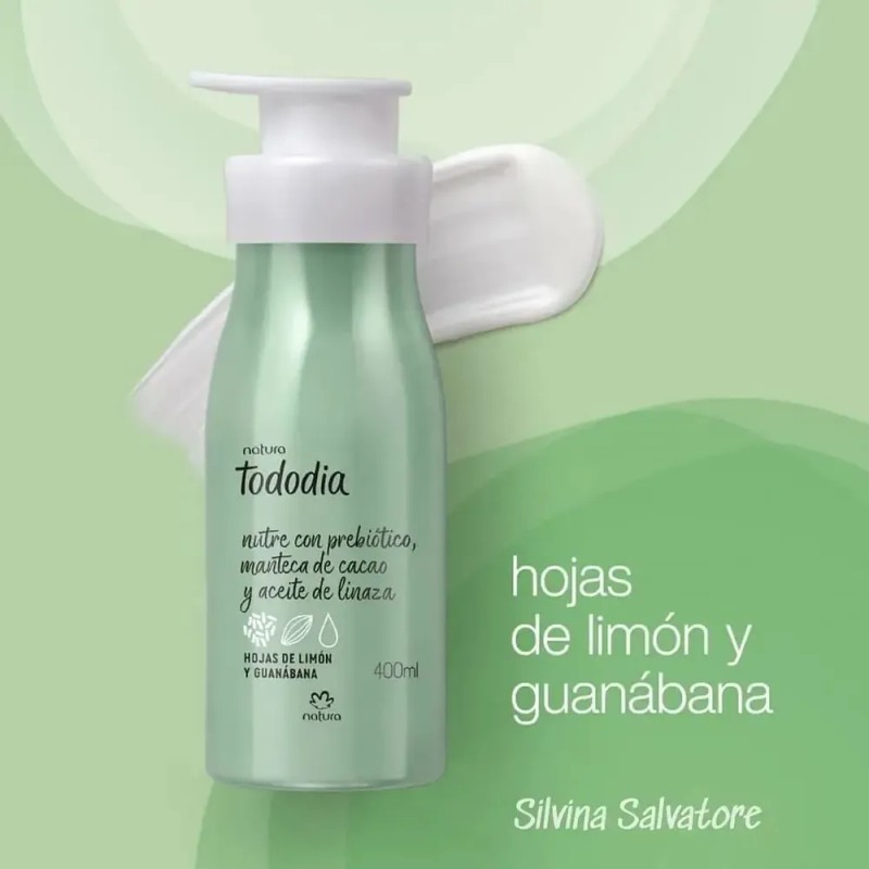 Natura Tododia Hojas de Limón y Guanábana Crema Corporal 400ml