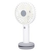 White Donut Shaped Small Fan Portable LED Night Light with