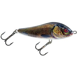 Salmo Rattlin Slider Floating 11 cm 45 g Jerkbait, Salmo Colours: Supernatural Tench