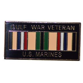 GULF WAR US MARINE CORPS U.S.M.C. LAPEL PIN OR HAT PIN - Size 1-1/8" - VETERAN OWNED BUSINESS