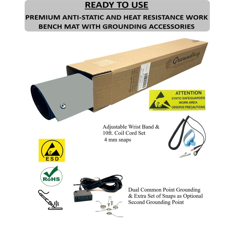 Groundhug by Scientific Americas - ESD Anti Static Mat -