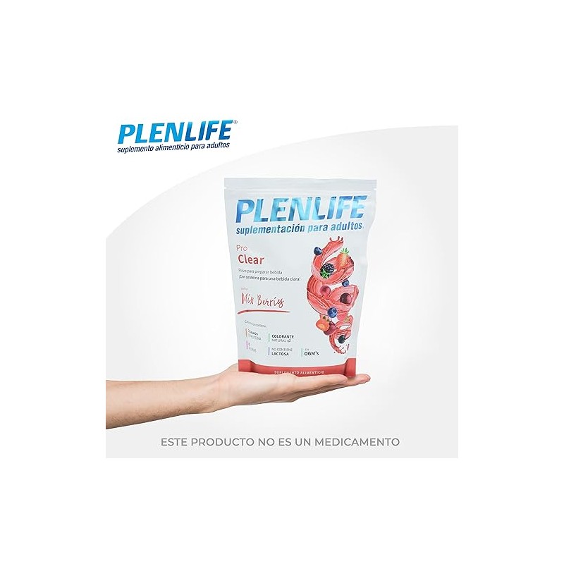 PLENLIFE Pro Clear proteína en polvo bebida clara sabor mix