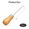 2 Pcs Bradawl Tool, Heavy Duty Awl Tool Woodworking Craft