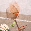 Colorsavant Peach Color Wine Glasses Set 6-16oz Blush Pink Wine