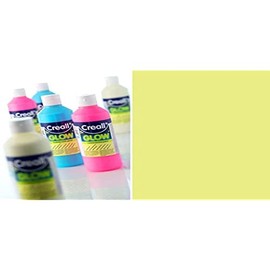 Glow in the dark paint, 250 ml, green/yellow
