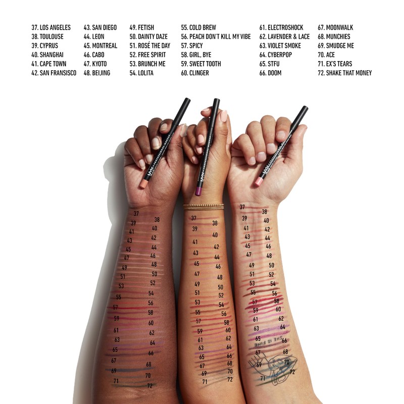 NYX Suede Matte Lip Liner Brunch Me