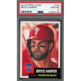 Bryce Harper 2019 Topps Living Baseball Card #163 Graded PSA 10