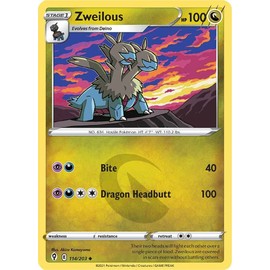 Zweilous - 114/203 - Uncommon - Sword & Shield - Evolving Skies