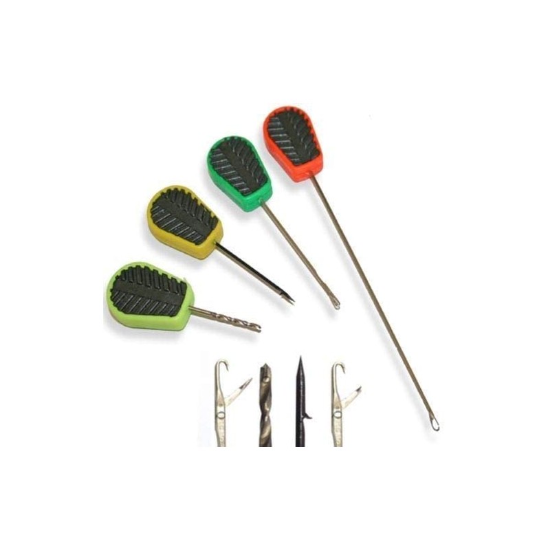 Bait Needle Tool Set - Drill, Latching, Needle, Stringer. Carp/Coarse