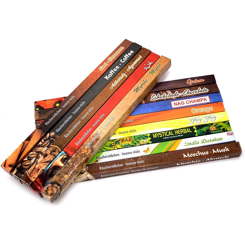 Luxflair, Premium Incense Sample Set in Different Variants with 26