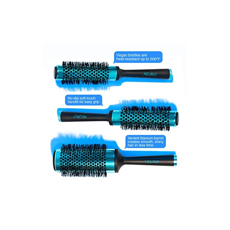 Neuro by Paul Mitchell Titanium Round Brush, For Blow-Drying All