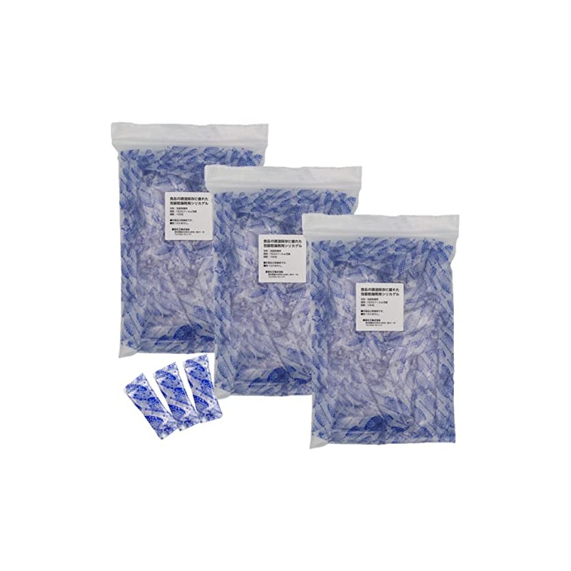 Toyota Chemicals Silica Gel Food Packaging Desiccant 0.1 oz (3