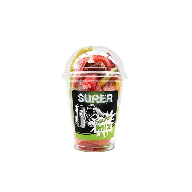 Snack Service Saurer Mix Cup Super! Sour Fruit Gum Mix