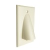 Skywalker Single Gang Bundled Cable Wall Plate (Almond)