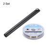 sourcing map 100m/328ft Molybdenum Screen Cutting Wire Line with Handle