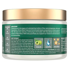SheaMoisture Bond Repair Masque Amla Oil hidrata profundamente y repara visiblemente los daños con tecnología Hydroplex y aceite Amla para un cabello más fuerte con infusión restauradora HydroPlex 11