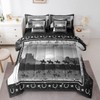 Feelyou Grey Western Bed in a Bag Twin Size Wild