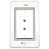 RiteAV in-Wall Cable Management Kit Recessed Outlet 2 Coax Wall