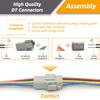 2 Set 8 Pin Waterproof Connector Automotive Electrical Butt, IP67