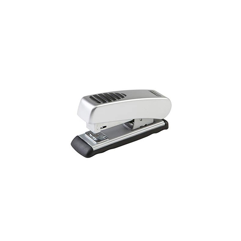IDENA Stapler Plastic Silver Grey