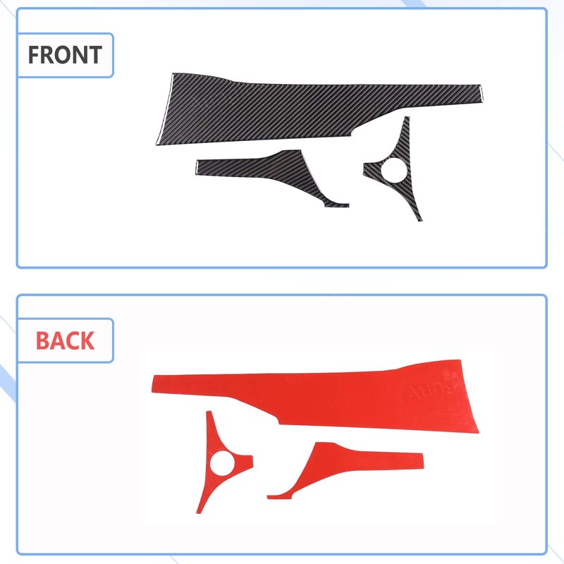 Aunginsy Center Console Dashboard Panel Trim Sticker Compatible with Subaru