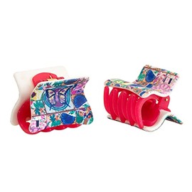 Set of 2 Original Print Hair Clips Medium (Mosaic)