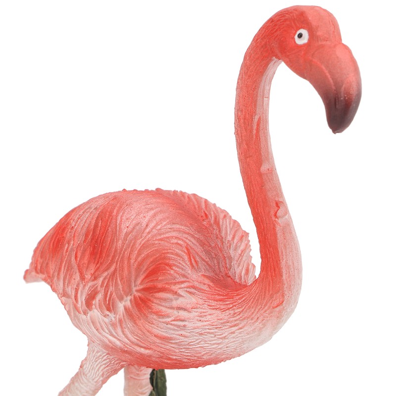 Flamingo Statue Resin Materials Vivid Real Pink Flamingo Ornament for