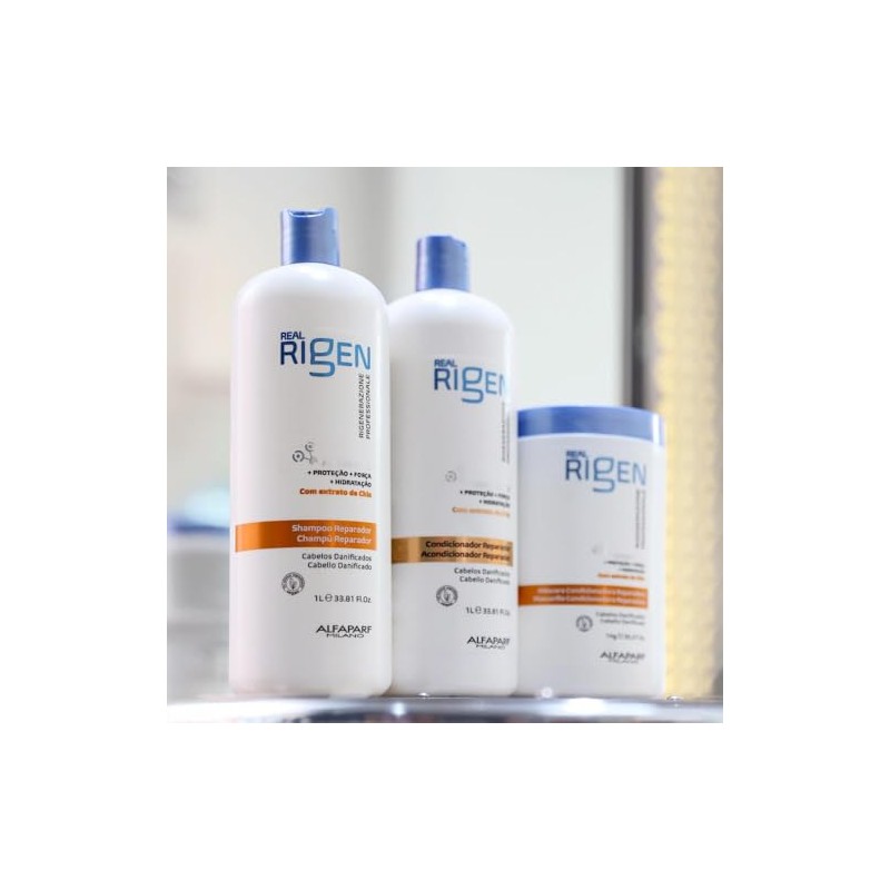 Alfaparf Milano Real Rigen Shampoo Reparador - Cabello Dañado (1000
