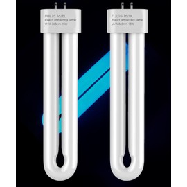 Diamondus Replacement for Hemiua Zap T6 Pro | 15W Replacent Bulbs, Black Light (2 Pack)