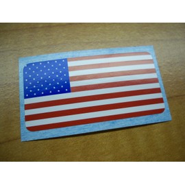 American Flag Hard Hat Sticker/Decal/Label Tool Lunch Box Helmet Patriotic Old Glory