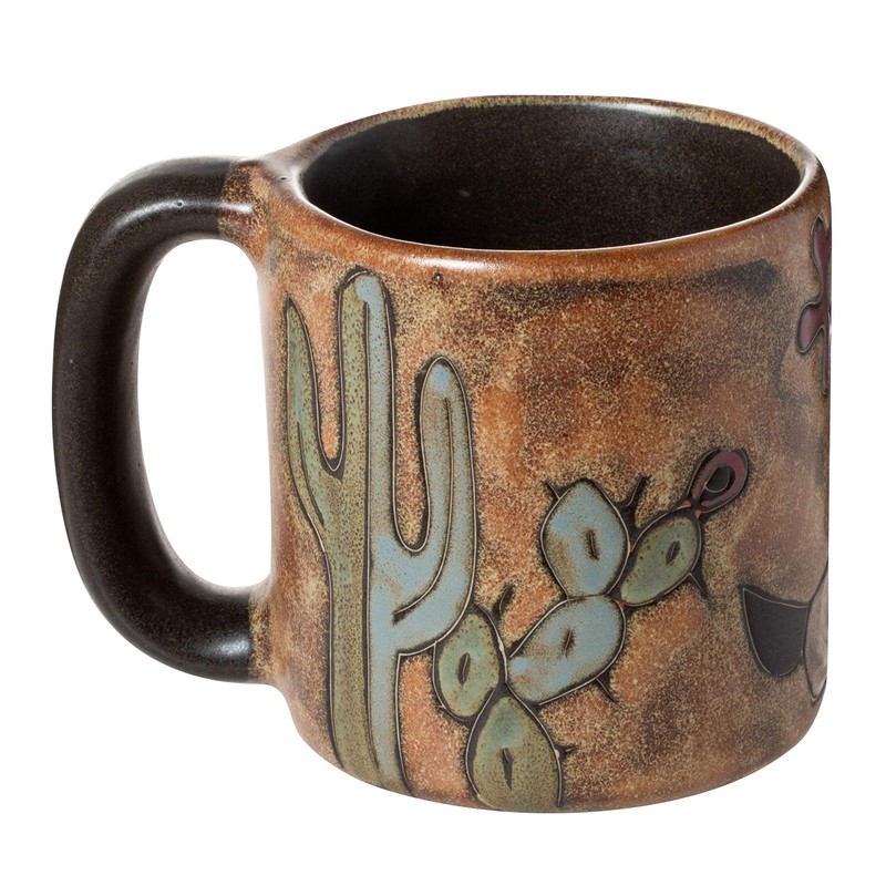 Mara Stoneware Death Valley Desert Cactus 16oz Handcrafted Mug