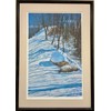 Terry Mihlrad Winter Shadows FRAMED SIGNED & # ART American