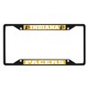 FANMATS 31332 Indiana Pacers Metal License Plate Frame Black Finish