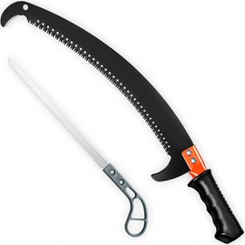 Black Pole Purner Saw Head for Tree Trimming Gardening Hand Pole Saw - Precision Pole Handsaw, Landscape Pole Pruning Saws Heavy Duty Pole Saw for Tree Trimming Branches