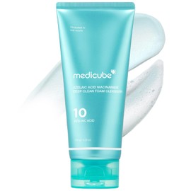 medicube Facial Cleanser Azelaic Acid Whip Cleanser | Soothing Cleansing Foam for Troubled Skin | Ideal for use after spot care, Excess Sebum Control | Niacinamide, Glycerin | Korean Skincare, 4.23 oz