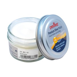pedag Premium Shoe Cream Polish 851 for Smooth Leather, Made in Germany, Neutral Multi 15 Color, 50ml/1.7oz